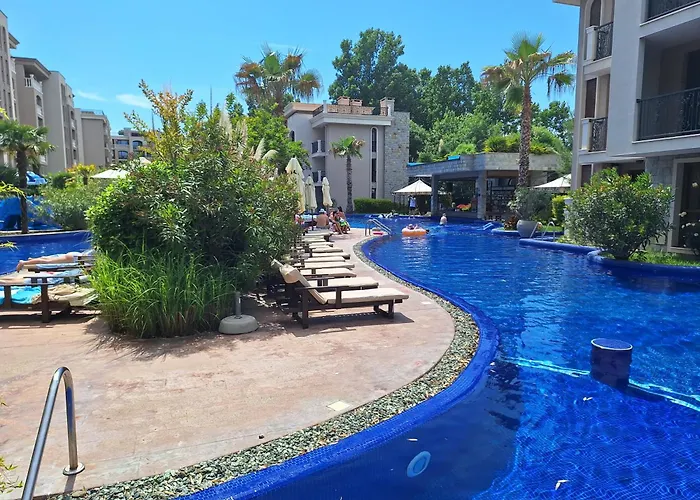 Апартамент Brandnew 3 With Poolview In Cascadas Слънчев бряг